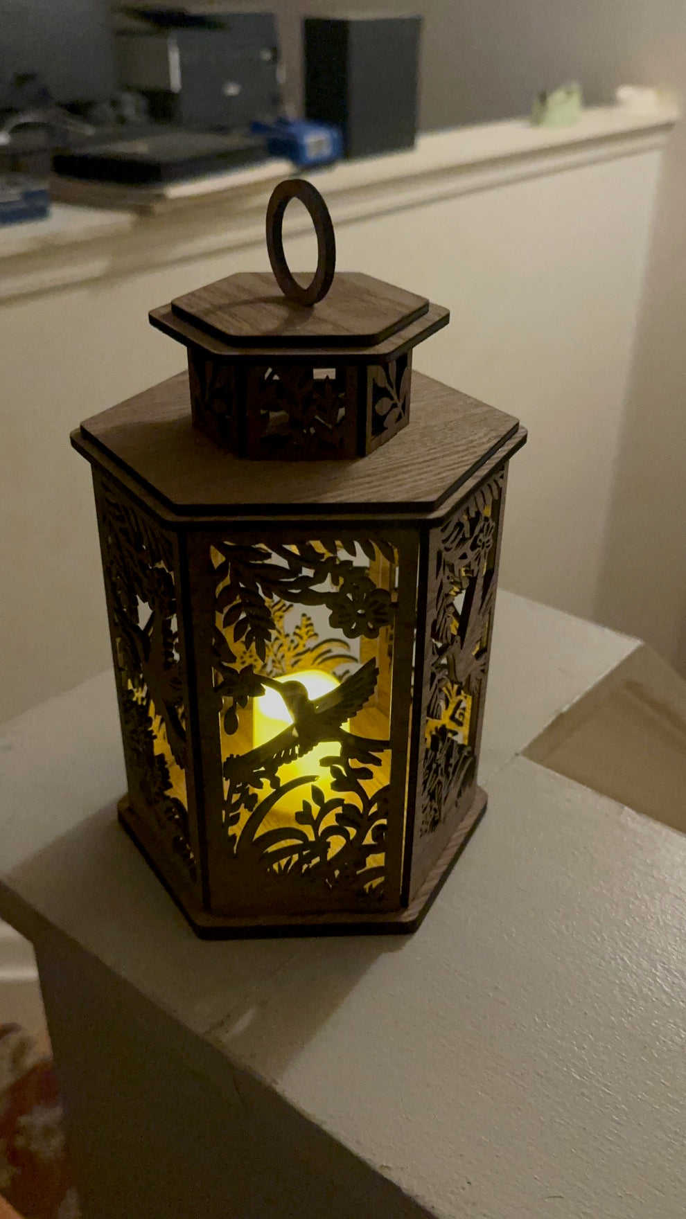 Hummingbird Tealight Candle Holder