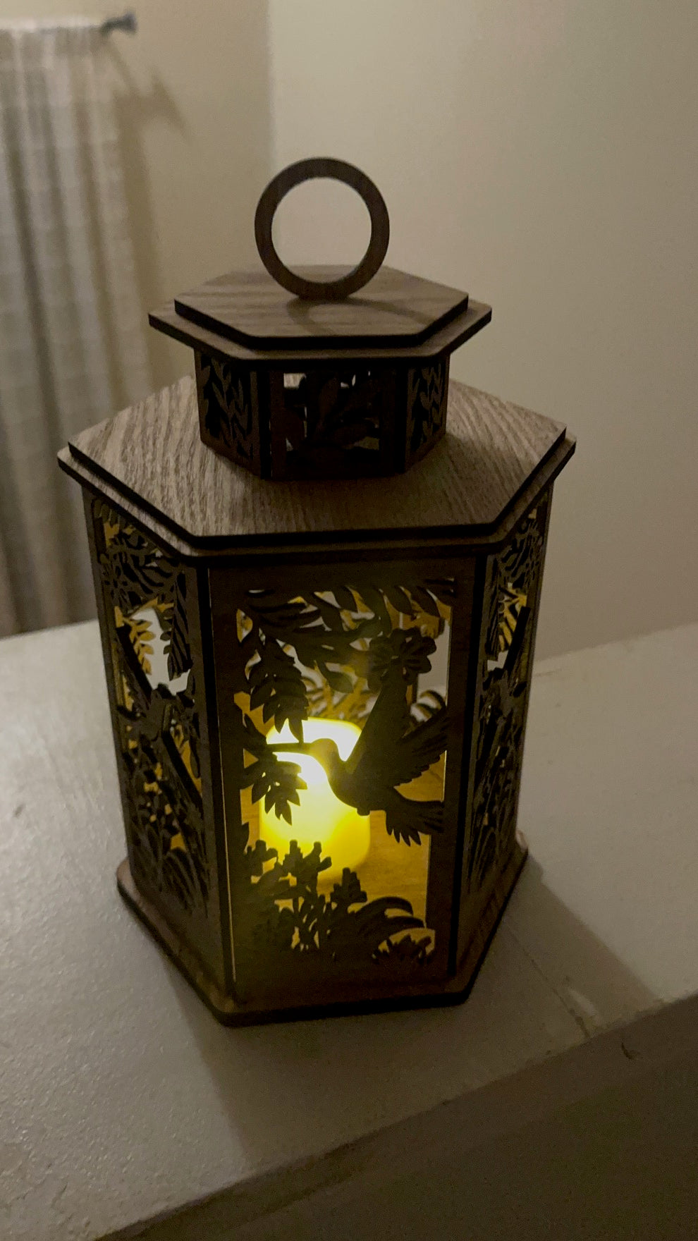 Hummingbird Tealight Candle Holder