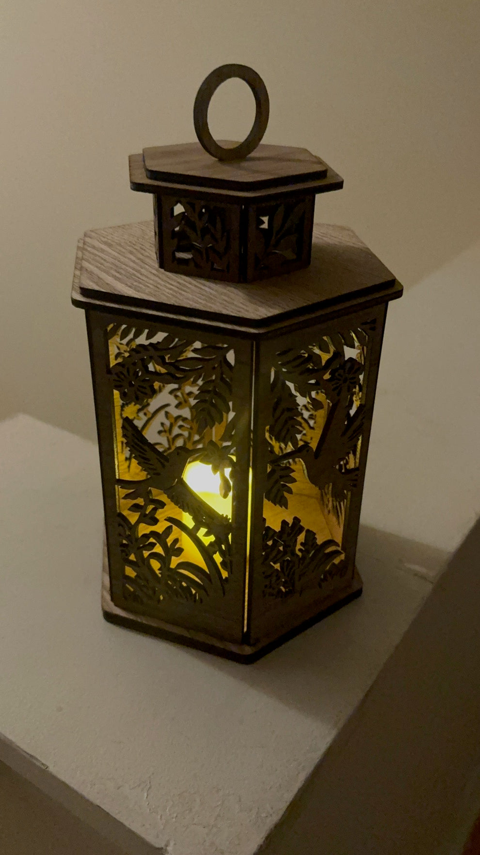 Hummingbird Tealight Candle Holder
