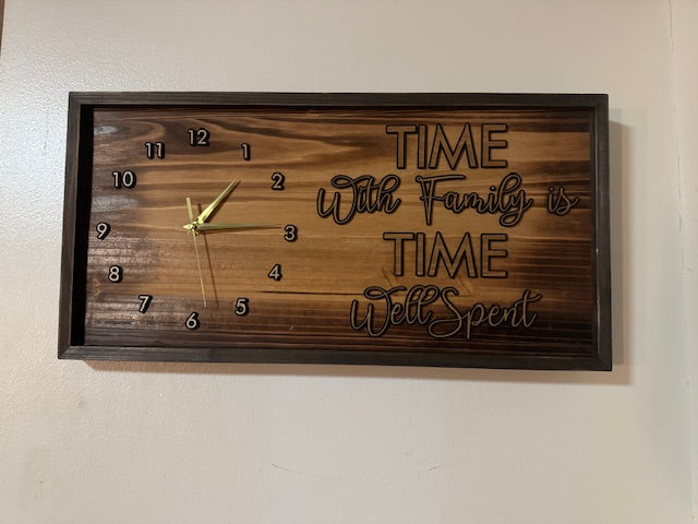 TIME With Family Clock