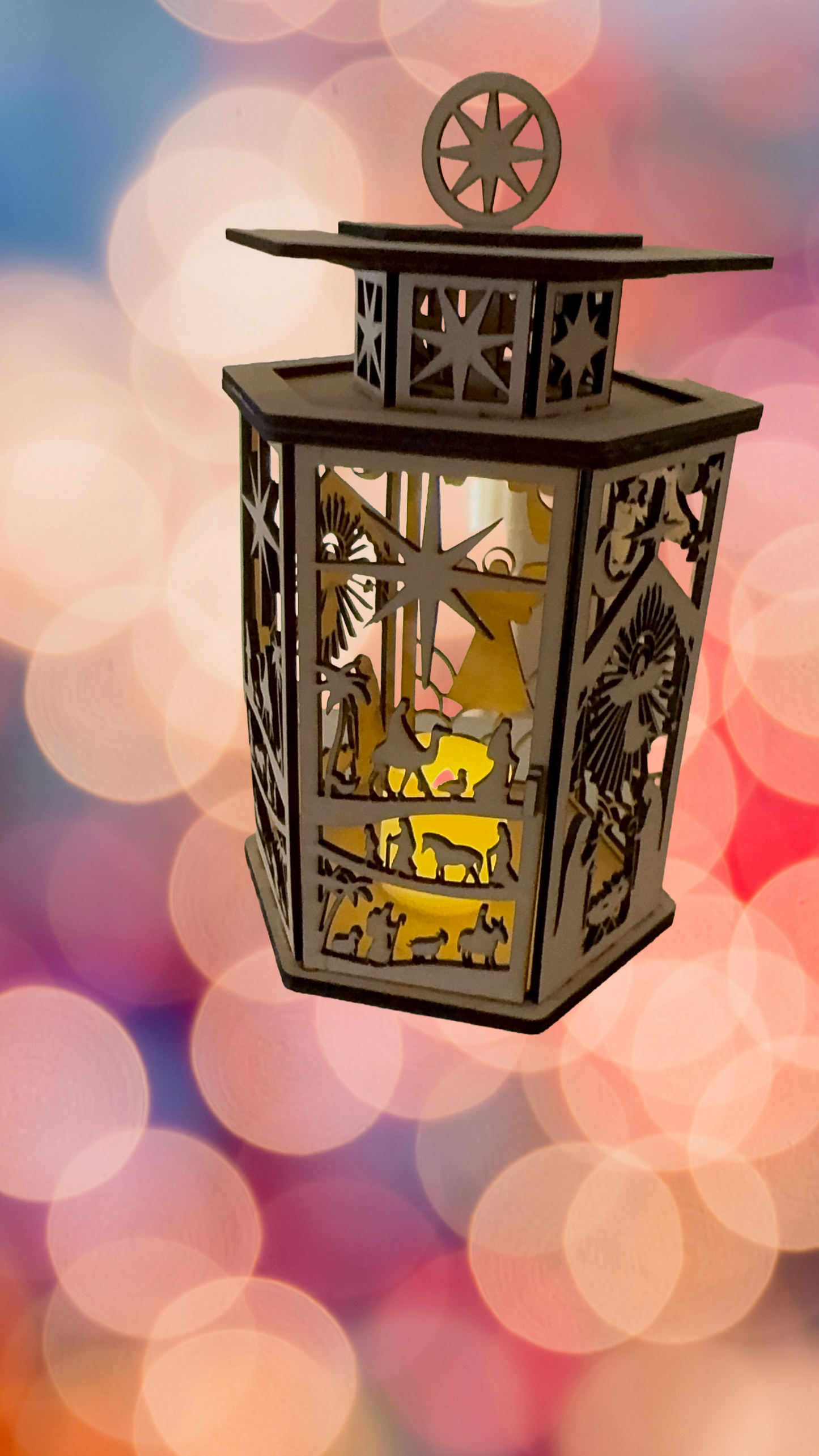 Christmas Tealight Candle Centerpiece