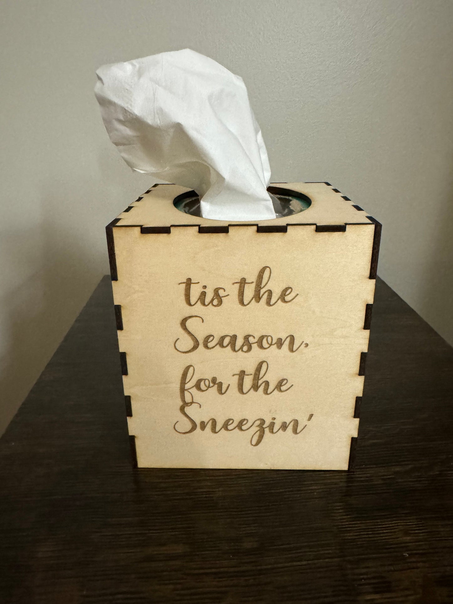 Custom Personalized Tissue Box Cover