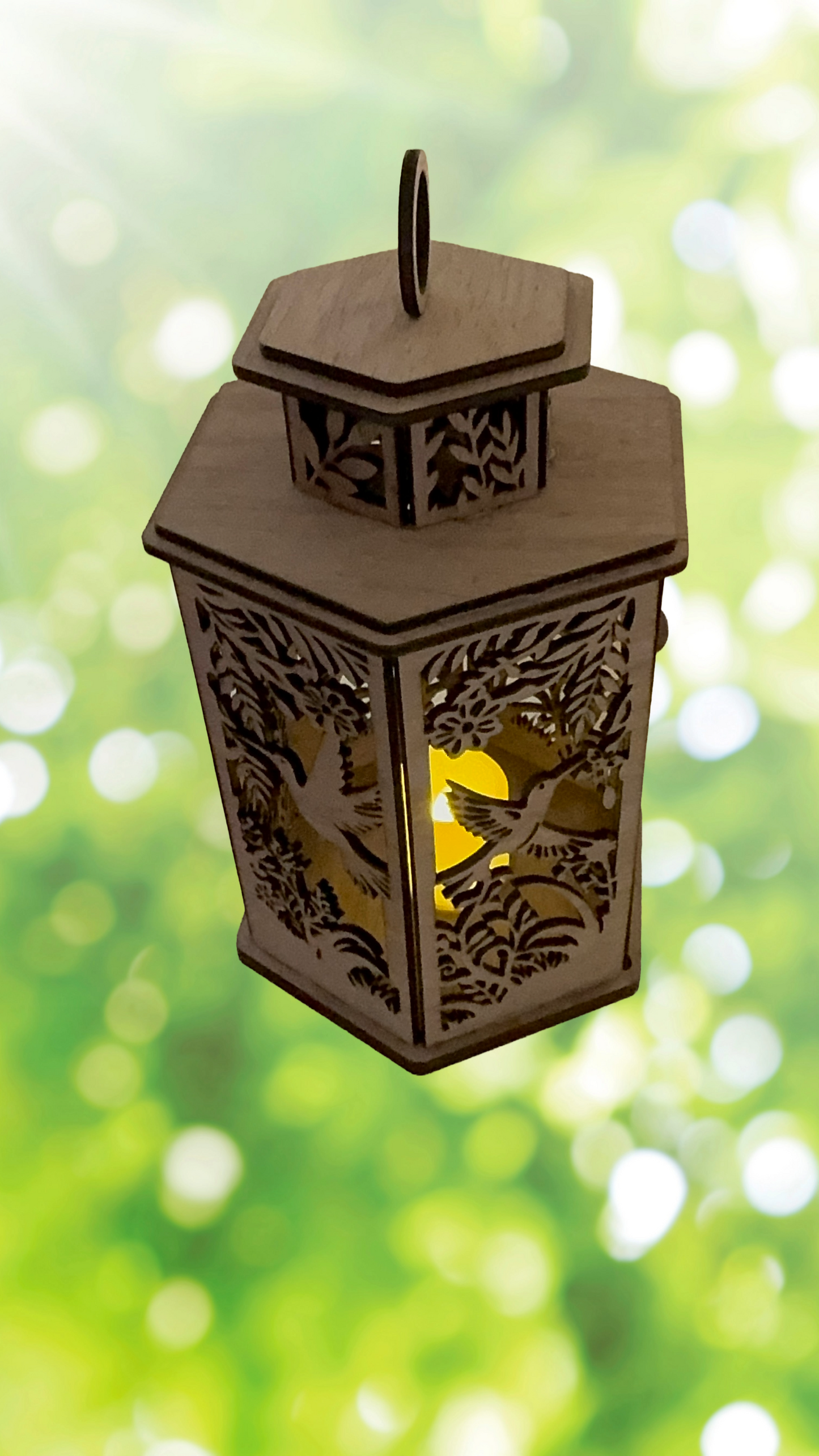 Hummingbird Tealight Candle Holder